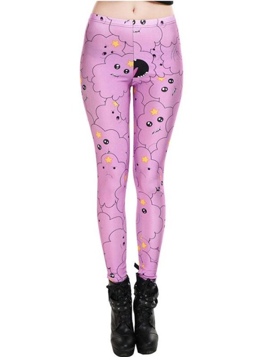 Trendy impression numérique 3D Adventure Time LUMPY SPACE PRINCESS LEGGINGS pantalons collants