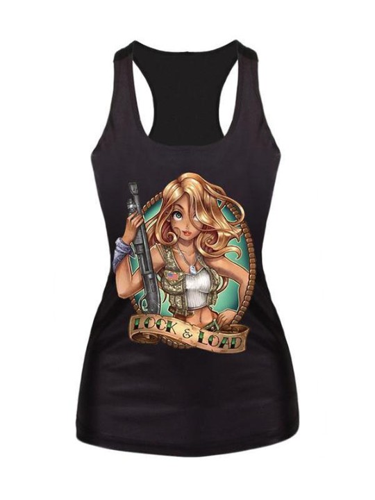 Konur 3D Prentbuxur Nýir tískuboltar (svartir) Gothic0909