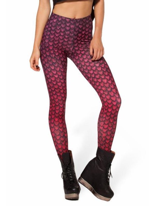 Konur tíska slim fit Digital Print Leggings buxur sokkabuxur