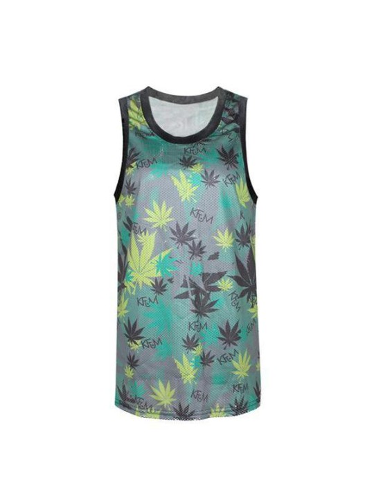 Basket Jersey Jersey Ärmlös T-shirt Linne Hipster Street Wear