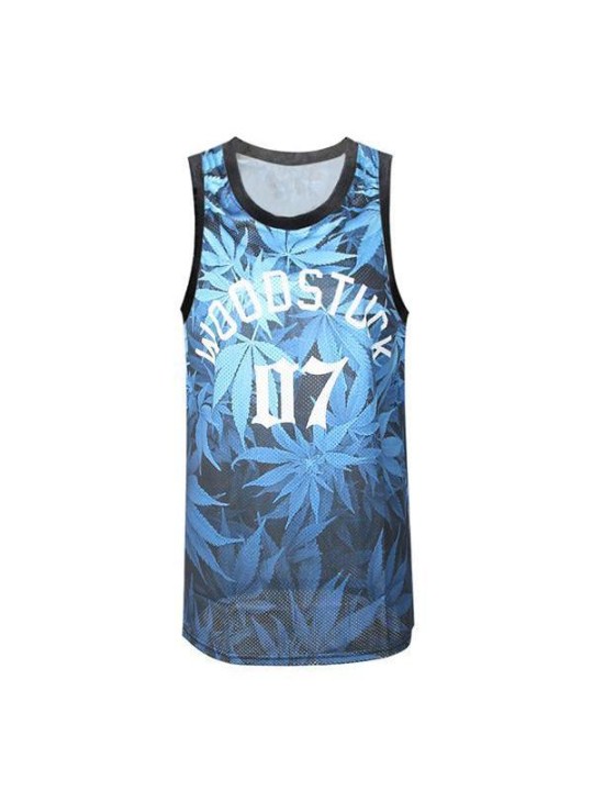 Körfubolta Jersey tankur Ermalaus teikbolur Tank top. Hipster Street Wear