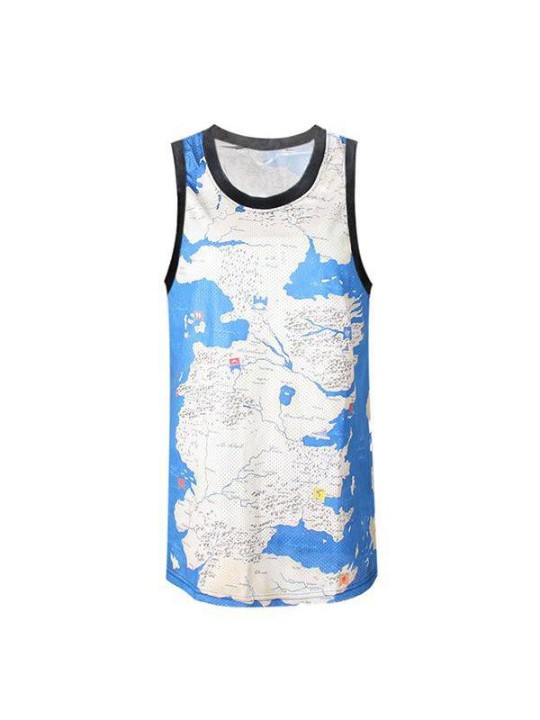 Camiseta sin mangas sin mangas del tanque de baloncesto Camiseta sin mangas del inconformista sin mangas