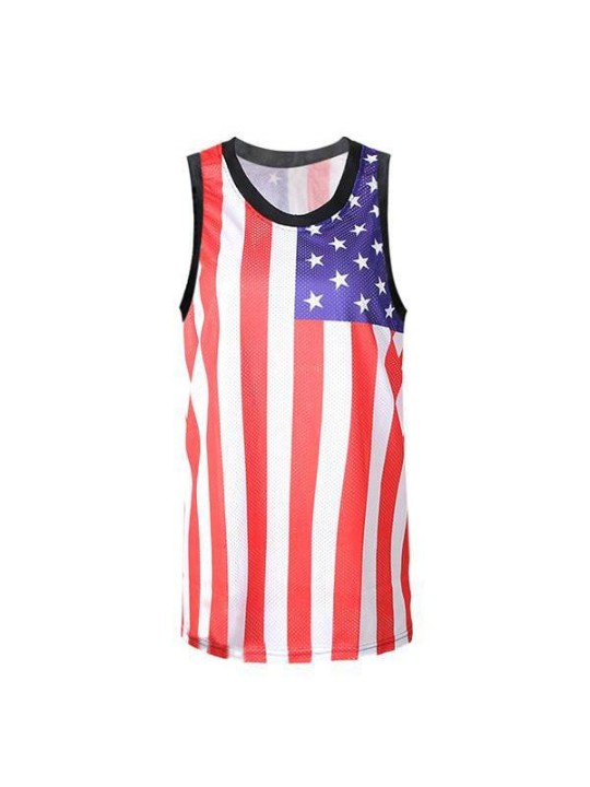 Basketball Jersey Tank Sleeveless Tee Shirt Tank Top Hipster Street Wear