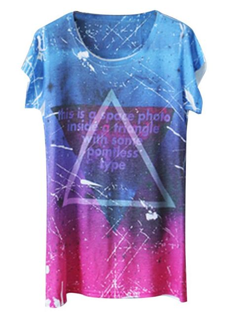 Femmes Sexy À Manches Courtes Lâche Casual Animal / Imprimé Floral T-SHIRT Tops Blouse