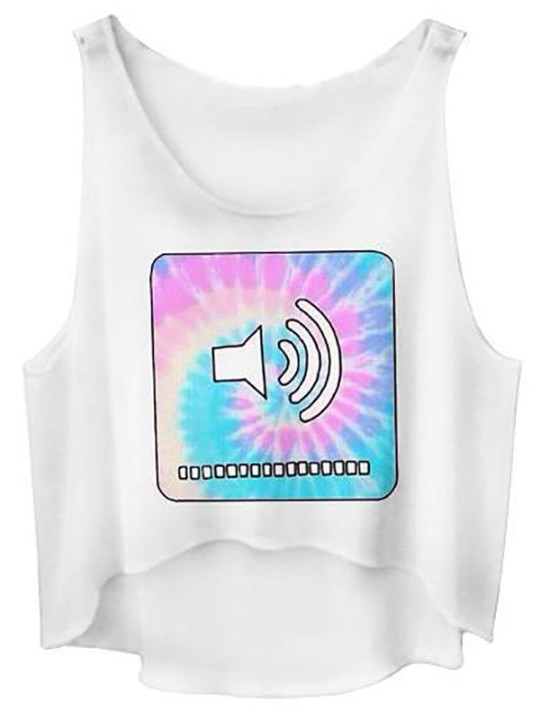 Kvinnors gotiska sommar ärmlösa lösa skjortor Linne Digitala tryckta västar