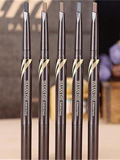 Women's Fashion Waterproof Rotating Automatic Eyebrow Pencil Pen Square