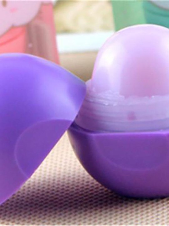 Nouvelles femmes populaires mignon baume à lèvres boule ronde filles Lip Smacker baume protecteur Labial