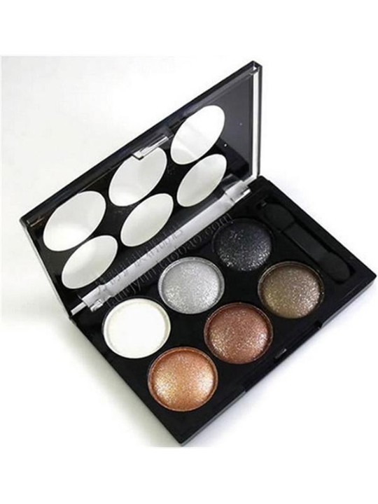 6 Bilder Splashing Bling Pearl Lidschatten (Lidschatten) Kosmetik Make-up-Palette