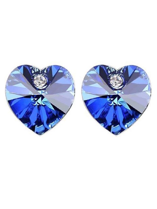 Damfasetterade hjärtkristall örhängen med importerad kristall för födelsedagar / jul / bröllop