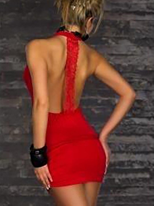 Vintage NAISTEN Classic Lace Edge Tank itttle Mini Dress Bodycon Slim fit Coctail Clubwear Dance Wear