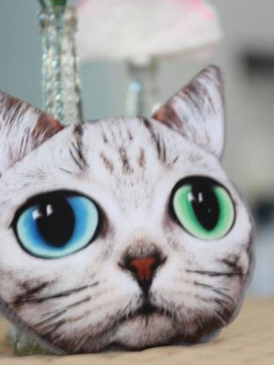 Vintage Harajuku 3D Tiger Leopard Lion Rennilás Dýraprent í Retro Style Myntpokapoki Kortpoki Lítil veski