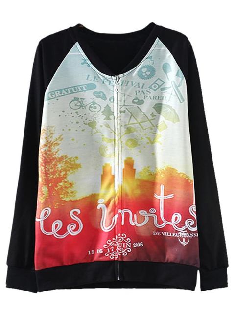 Nouveau mode femmes printemps automne impression 3D décontracté col rond à manches longues sweat haut pulls Outwear