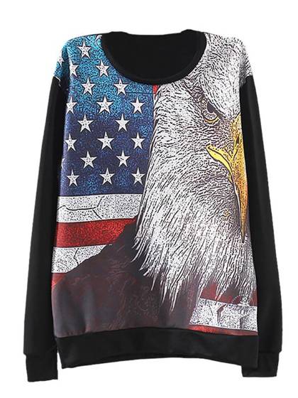 Damen Herbst New Fashion Casual Rundhals Langarm Sweatshirt Top Pullover Outwear