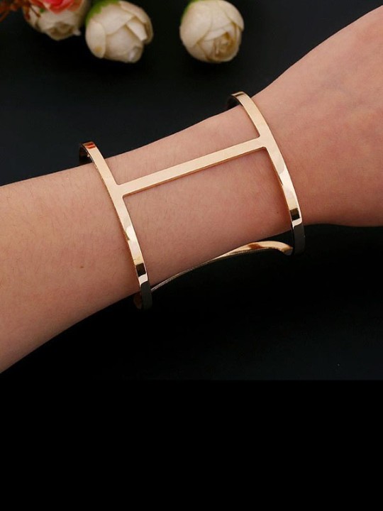 Exaggerating Jewelry Punk Style Hammered Bunch Women Men Cuff Bracelet Bangle Wire Bracelet