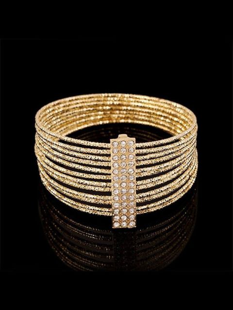 New Exaggerating Jewelry Punk Style Hammered Bunch Women's Fashion Cuff Bracelet Bangle