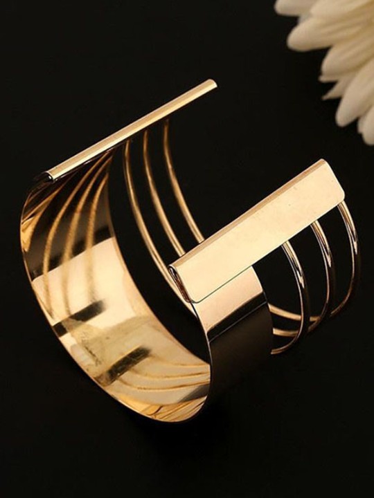 New Exaggerating Jewelry Punk Style Hammered Bunch Women's Fashion Cuff Bracelet Bangle