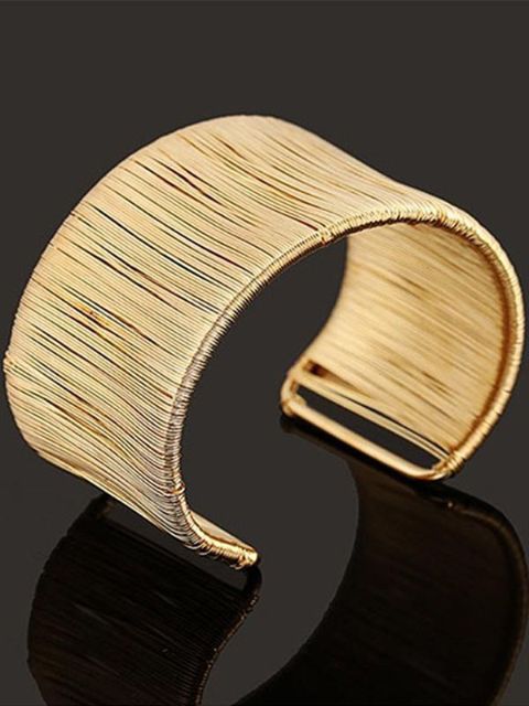 New Exaggerating Jewelry Punk Style Hammered Bunch Women's Fashion Cuff Bracelet Bangle