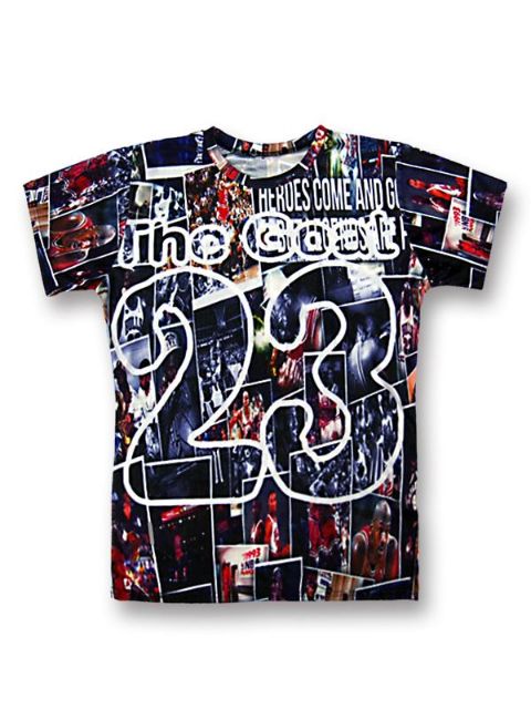 Tíska Heitt 3D sumarprent körfubolti Flott bómull stuttar ermar frjálslegur bolur bolir bolir