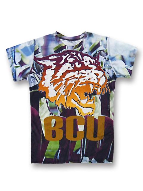 Tíska Heitt útsala Sumar þrívíddarprentun Tiger Head &quot;BCU&quot; Bómullar stuttar ermar Nýjungar frjálslegur stuttermabolur Toppar