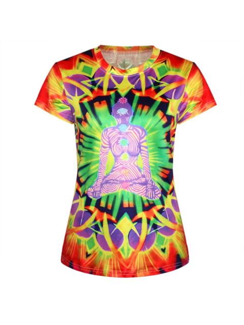 Women's Summer Short Sleeves Yoga Sports Gym wear Casual Tees Tops Blouse_trq