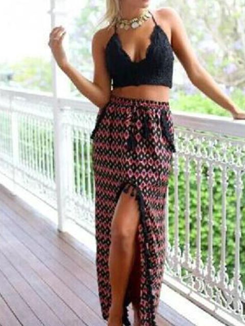 Women Vintage Crochet Crop Top New Summer Camisole Camis Sexy Hollow Out Lace Crochet Bustier Crop Tops Tees Bra Top