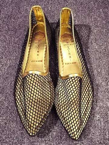 Summer new step kicking lazy breathable mesh hollow diamond women's flat shoes/shoes woman/summer style