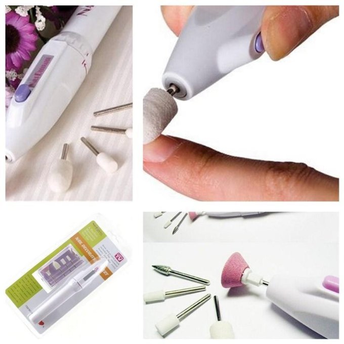 New Nail Art Tipps Bohrmaschine Datei Buffer Maniküre Pediküre Pflege Werkzeug