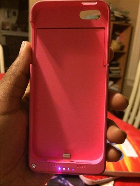 Housse de protection pour chargeur de batterie de secours 2200mAh pour iPhone 5 5S (pas pour 5C)