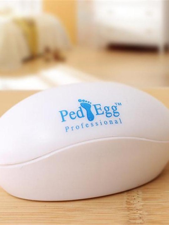 Hälsa &amp; skönhet Hemmabruk Massagevård Oval äggform Pedikyr Fotfil Ped Egg Callus Cuticle Remover Foot Care