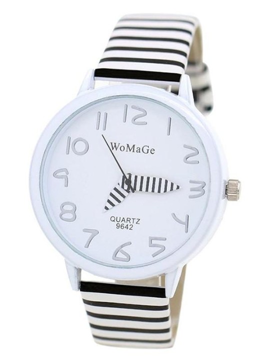 Montres-bracelets à quartz analogiques imprimées à la mode pour femmes