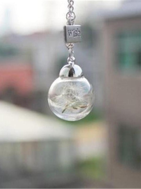 Uusi naisten muoti Tyylikäs hopeinen kristallipallo voikukkariipus kaulakoru
Milkle Giftin trendikkäitä naisten kaulakoruja ja riipuksia