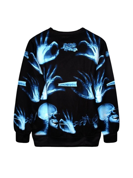 New Unisex Gothic punk Hipster long sleeves sweatershirt Crew neck Sweatshirts & Hoodies