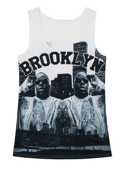 Kvinders Super Star Crop Tops Digital Print Streetwear Clubwear Gothic Tanks (Pink)