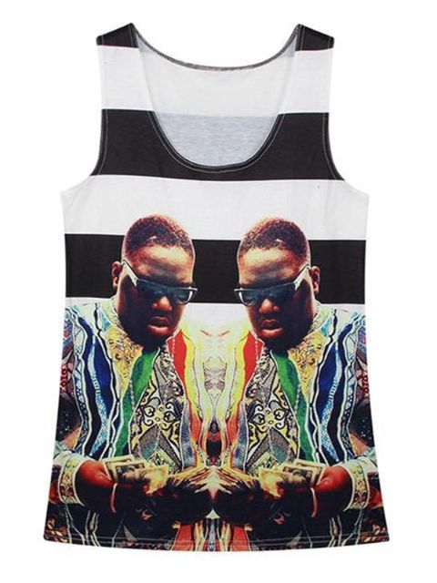 Naisten digitaaliset painosäiliöt Katumuotivaatteet Gothic Crops Topit (vaaleanpunainen)