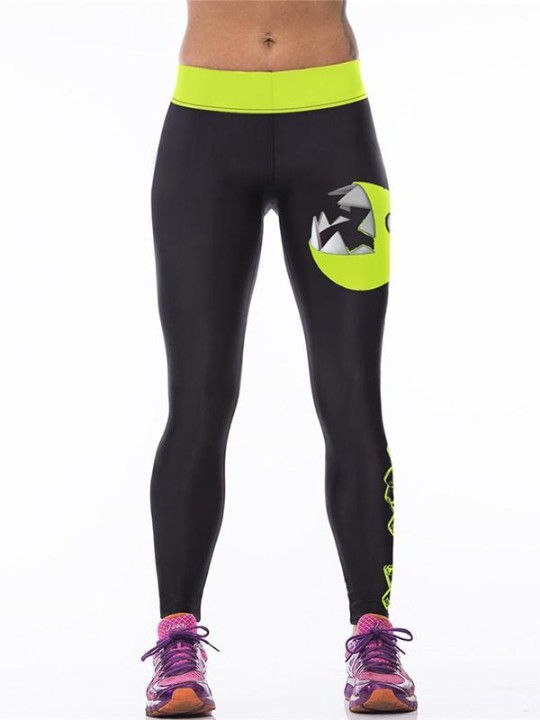 Women Fashion Digital 3D Printed Slim Leggings Pants Stretchy Tight Pants Sports Pants