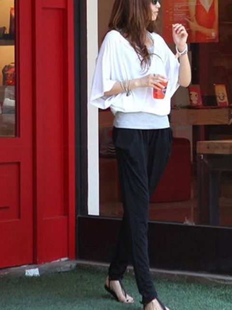 Kvinder Ny Sport Yoga Bukser Mode Harlan Casual Loose Sports Leggings