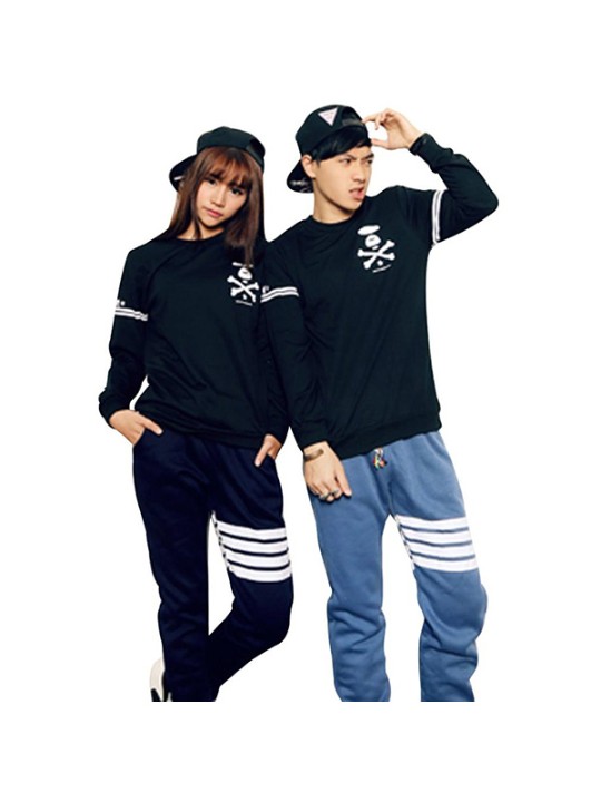 Nytt kvinnamode Japansk stil lösa tröjor Toppar Tröjor Sportrock