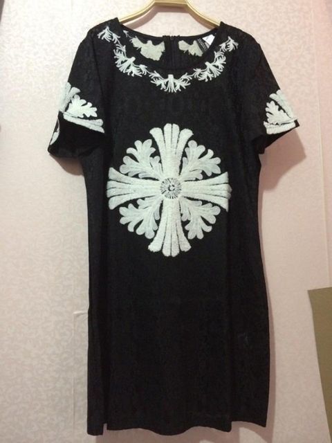 Kesäjulkkis euro-tyyliin pitsi peitetty vintage lyhythihainen pitsi mekko rento