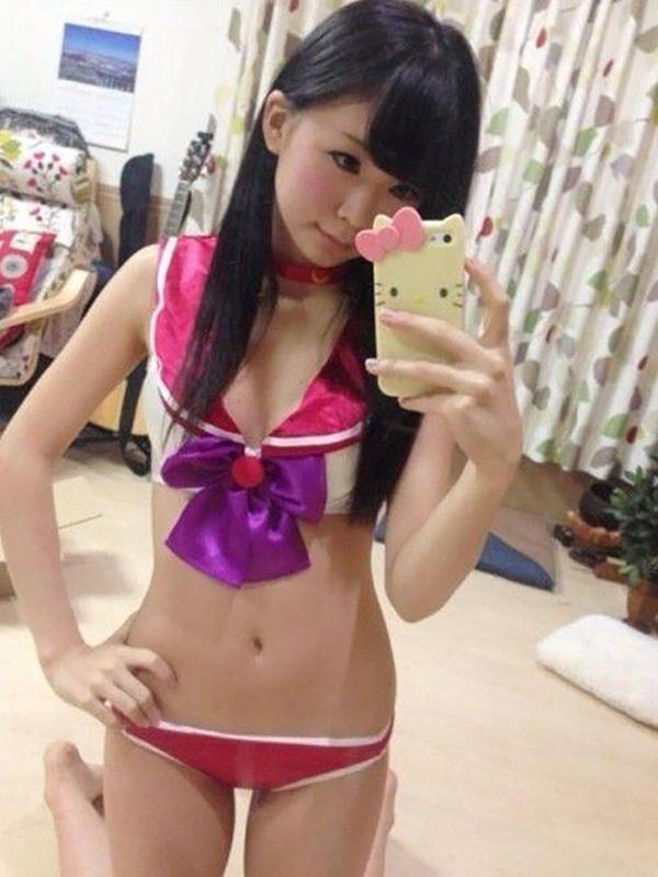 Nya underkläderdräkter Anime Sailor Moon Sailor Jupiter / Sailor Venus Sexig underkläder BH-set Cosplay-BH &amp; trosor