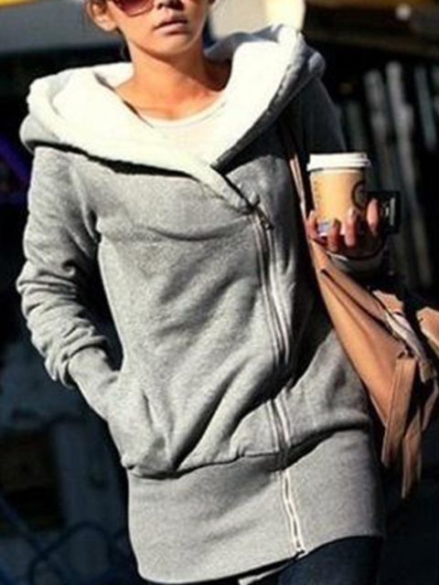 Sudadera con capucha de la chaqueta de las mujeres coreanas Capucha Sudadera con capucha de la chaqueta con capucha caliente Sudaderas y sudaderas con capucha