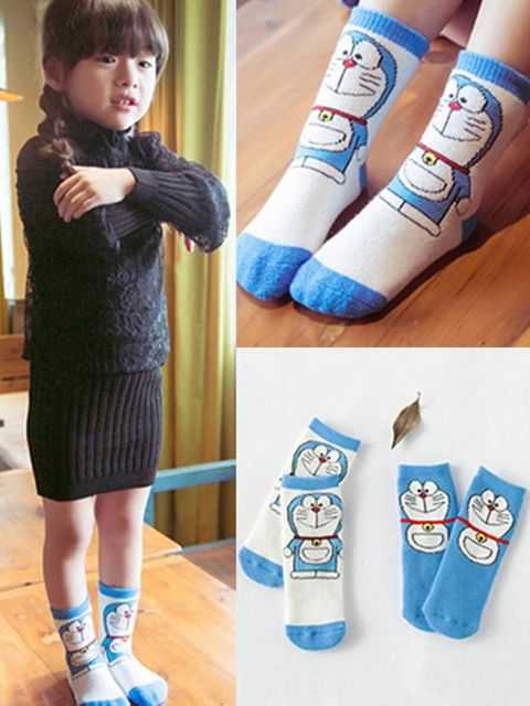 Chaussettes en coton doux pour enfants Chaussettes d&#39;hiver en coton à 100%