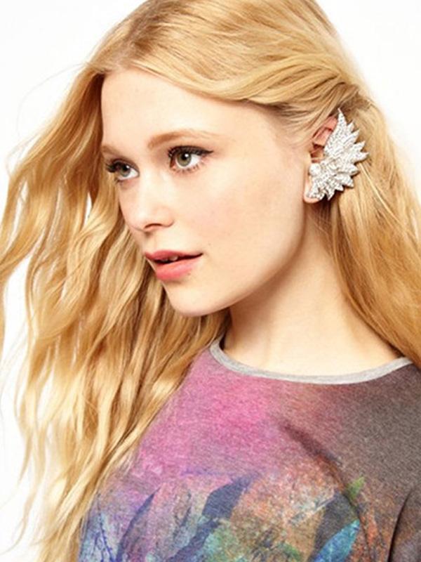 Fashion 1PC Korean Gothic Rock Punk Temtation Metallic Ear Cuff Wrap Clip Ear Hot Earrings For woman