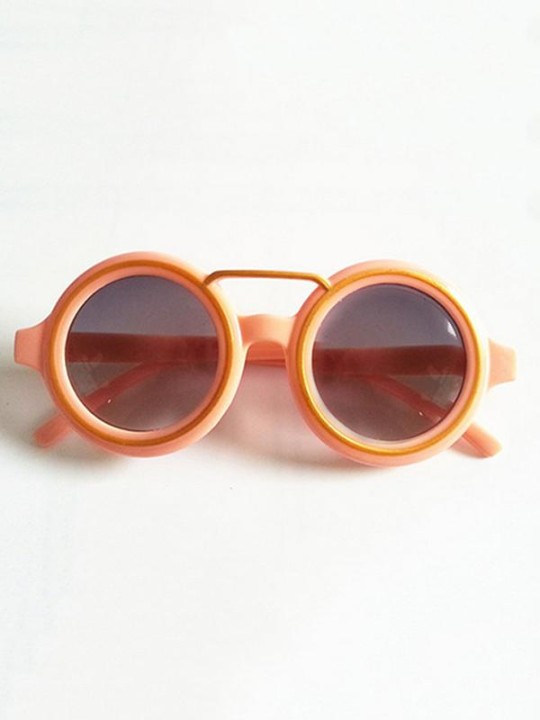 Mode Retro Barn Barn Retro Runda Lins Solglasögon Plastram Wayfarer Glasögon