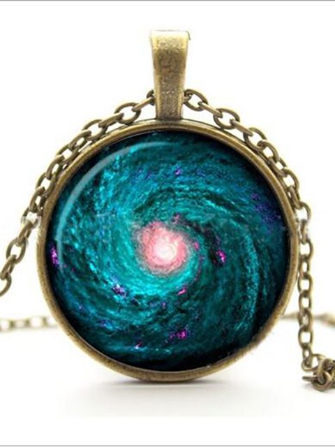 NEW  Moon Nebula Space Pendant Event Geek Jewelry