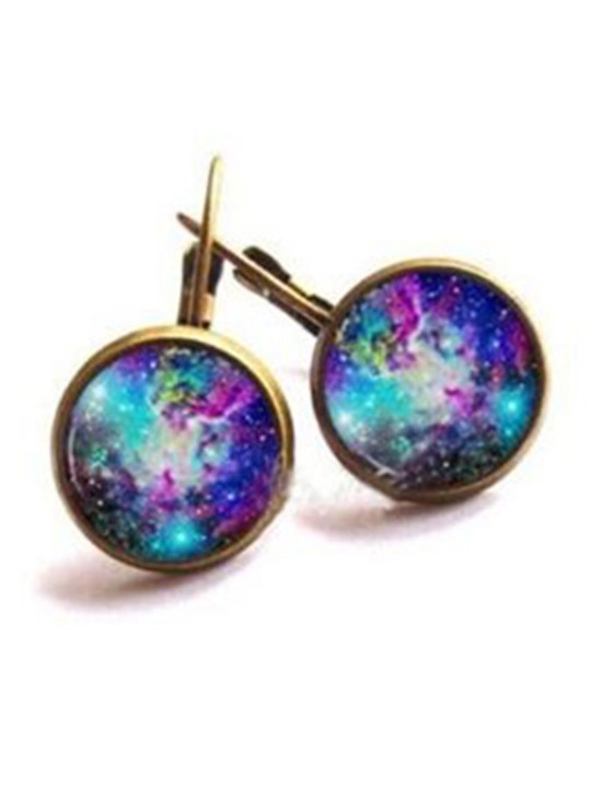 Damenmode Geomitry Retro Style Bunte Ohrringe