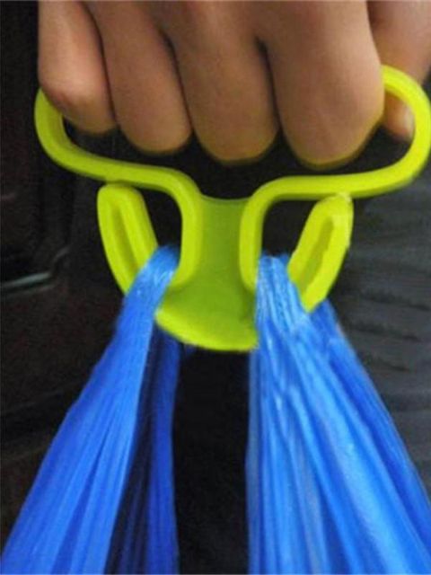 Carry Food Machine Ergonomiset Ostoskoukkukiskot Hyvä apu Muovinen Paino Kapasiteetti Ostoskassin Koukut