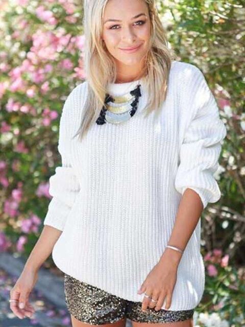 Frauen Herbstmode weiche Langarm Backless dünne beiläufige Oberseiten T-Shirt grundlegende Bluse