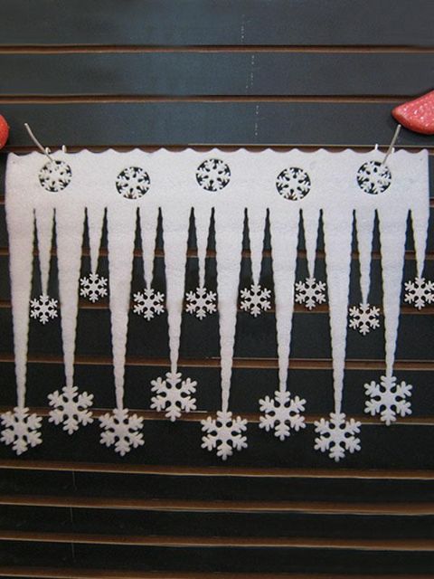 Joyeux Noël décoration de la maison clôture glaçon flocon de neige autocollants mur fenêtre autocollants