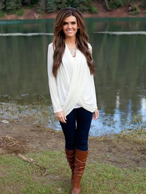 Herbst Frauen Plus Größe Einfarbig Lose T-shirt Crewneck Casual Baumwolle Dünne Gestrickte Pullover Tops