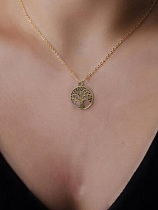 Nova moda árvore de vida cadeia colar de pingente de jóias acessórios